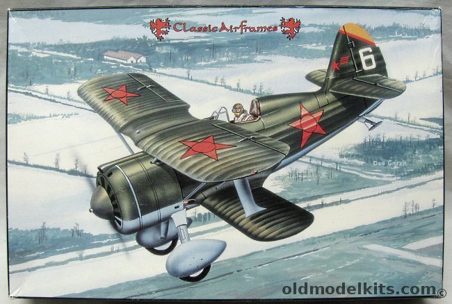 Classic Airframes 1/48 Polikarpov I-152 (I-15 bis) - Chinese Air Force / Spanish Civil War Republican 1938 / Nationalist Spain 1941 / USSR Summer 1941 / Finnish Air Force LLV 29 Parola 1940 (Skis or Camo Versions) / USSR in Finland (2 Different Aircraft), 454 plastic model kit